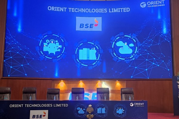 Orient Technologies IPO Listing Price Update; BSE NSE | Stock Market News | ओरिएंट टेक्नोलॉजीज का शेयर 40.7% ऊपर ₹290 पर लिस्ट: इश्यू प्राइस ₹206 था; इंफॉर्मेशन टेक्नोलॉजी सॉल्यूशन प्रोवाइड करती है कंपनी Orient Technologies IPO Listing Price Update; BSE NSE | Stock Market News | ओरिएंट टेक्नोलॉजीज का शेयर 40.7% ऊपर ₹290 पर लिस्ट: इश्यू प्राइस ₹206 था; इंफॉर्मेशन टेक्नोलॉजी सॉल्यूशन प्रोवाइड करती है कंपनी