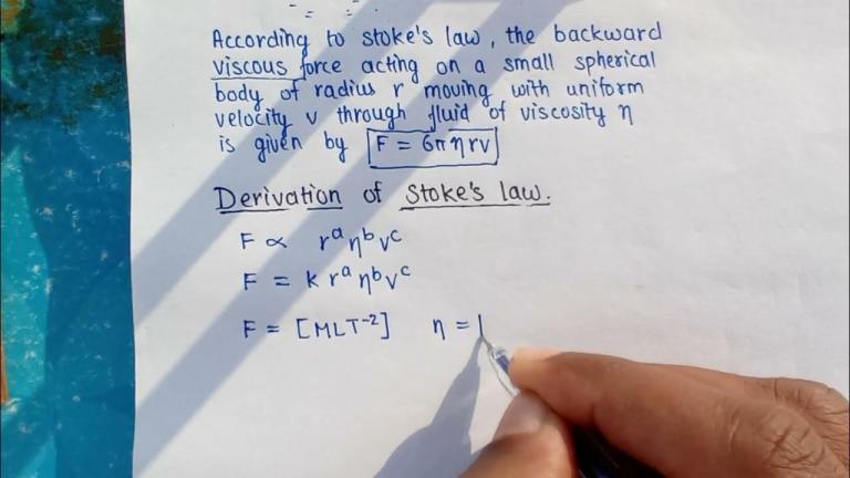 Stokes Law Equation With Others Stokes Law Equation With Others