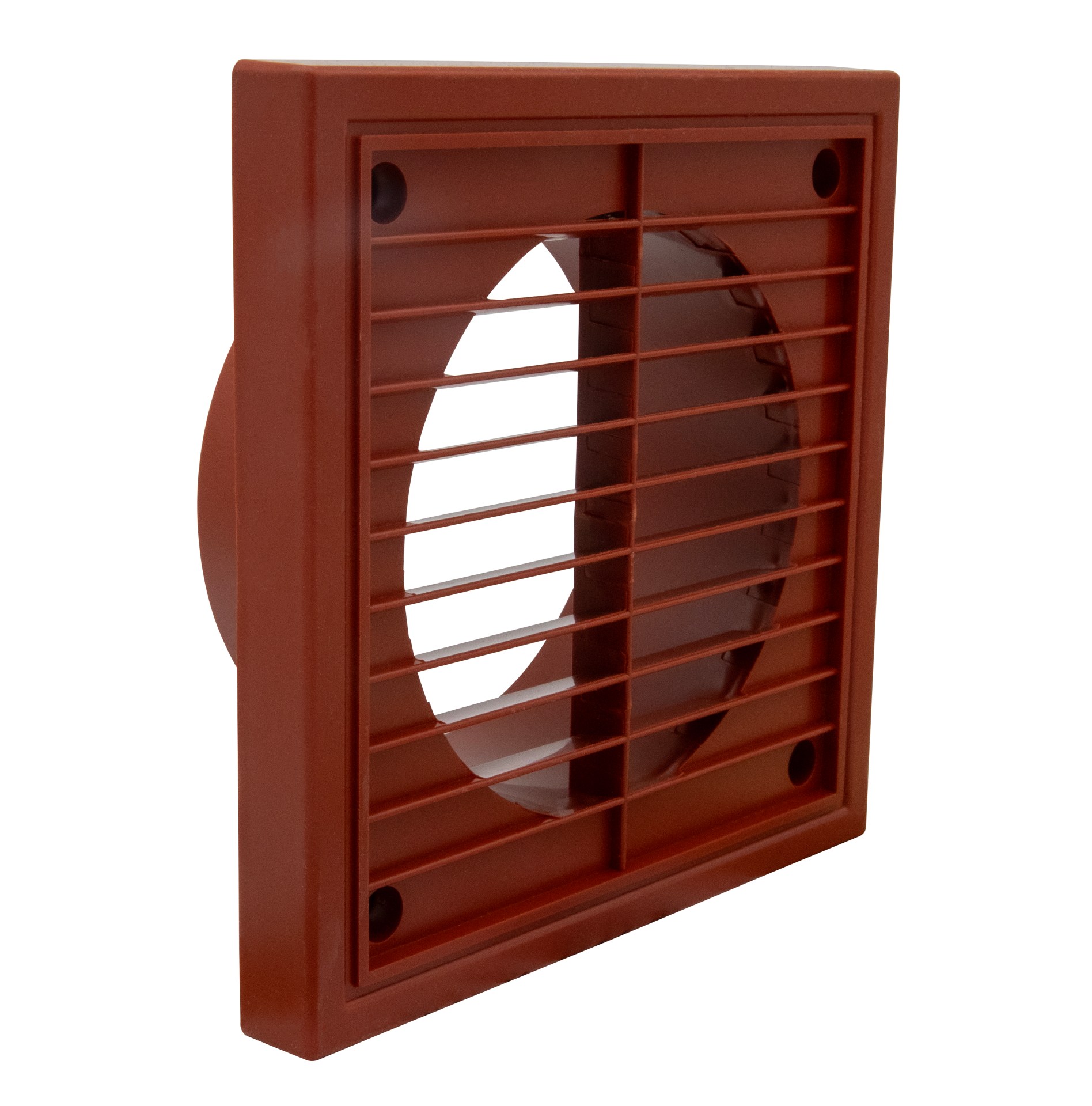 Fixed Louvre Grille 100mm Terracotta