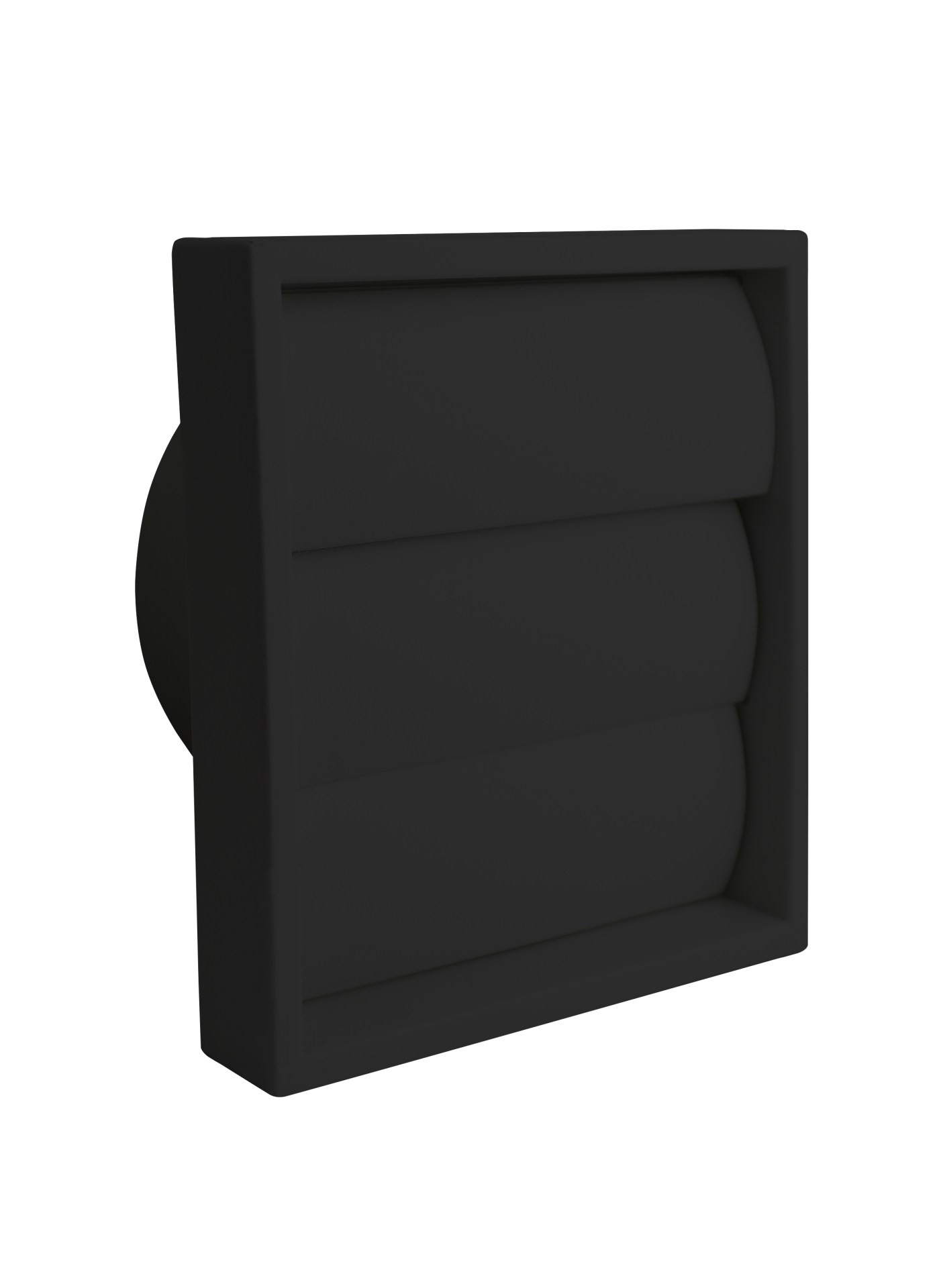 Gravity Shutter Grille 100mm Black