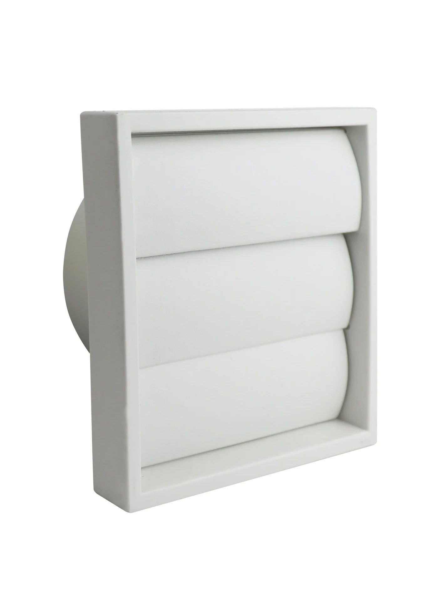 Gravity Shutter Grille 100mm White