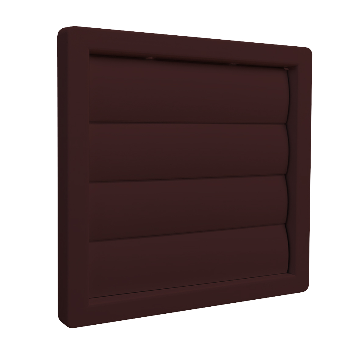 1182B 160 x 160mm Gravity Shutter Grille Brown 125mm/5Inch