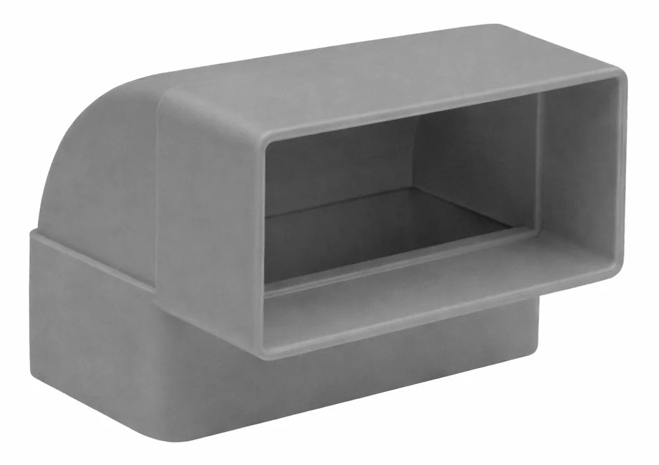 Rectangular Vertical 90 Degree Bend 110 x 54mm