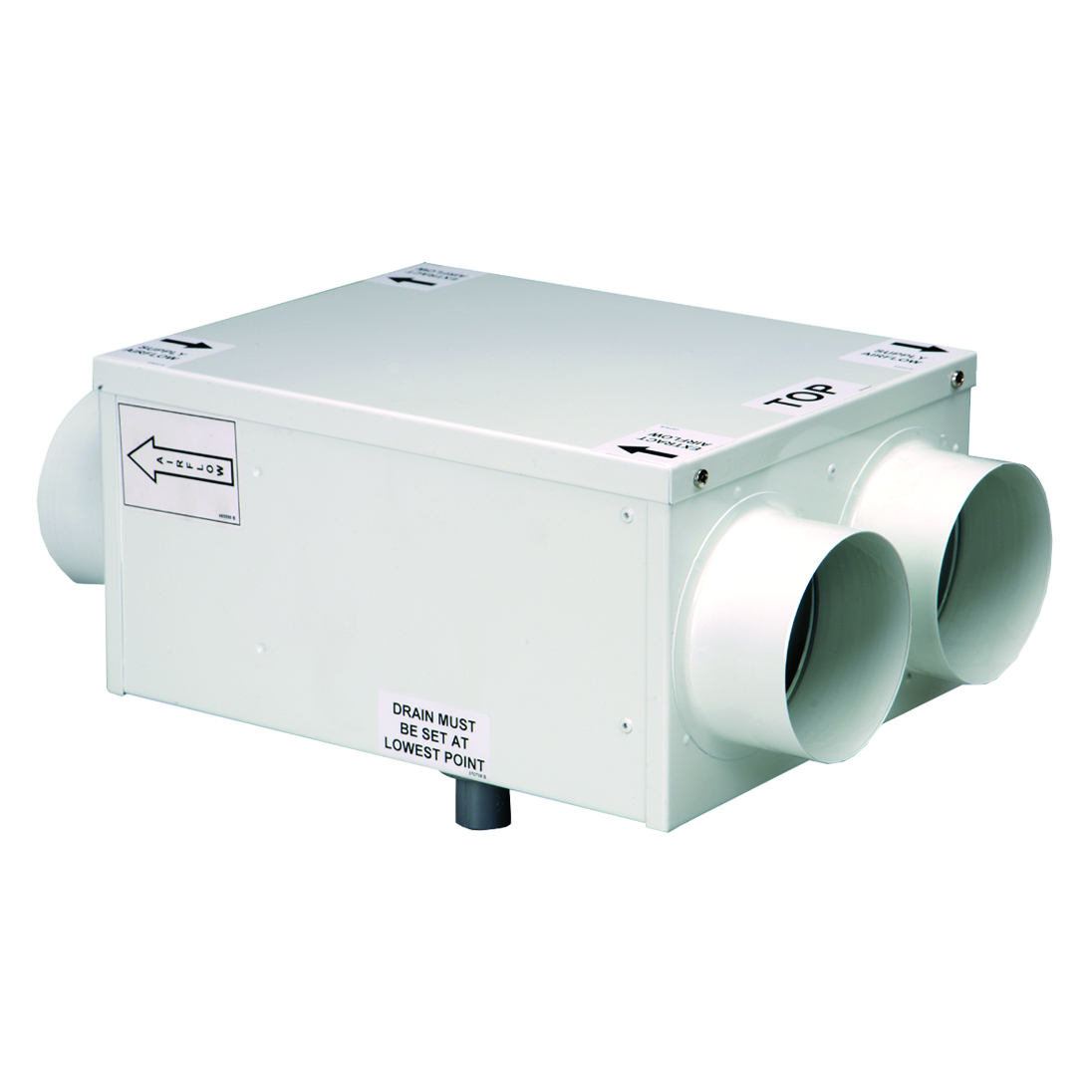 MANHR100R Windsor Range 70% Domestic Heat Recovery Unit Top Access