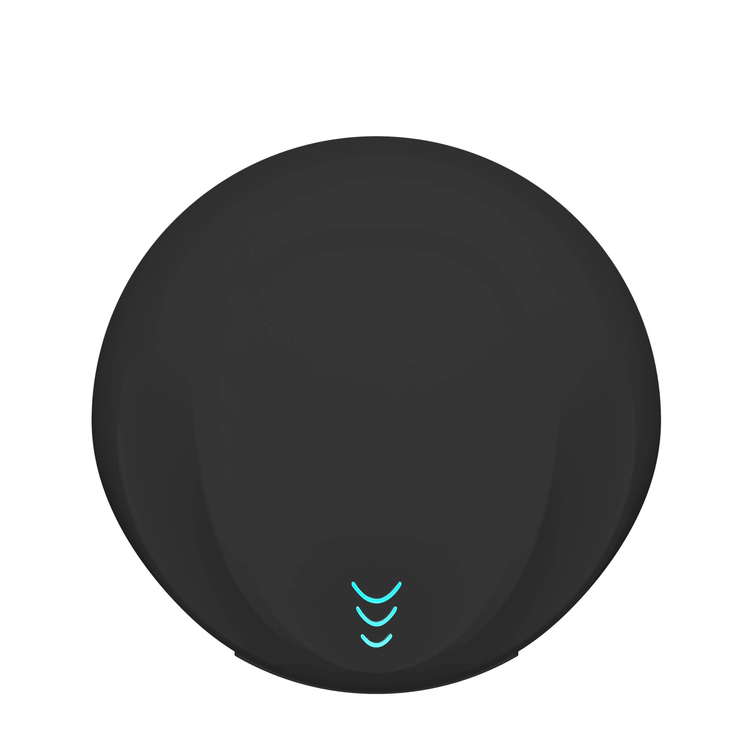 MAN/T950RB Compact Round Hand Dryer ABS Black