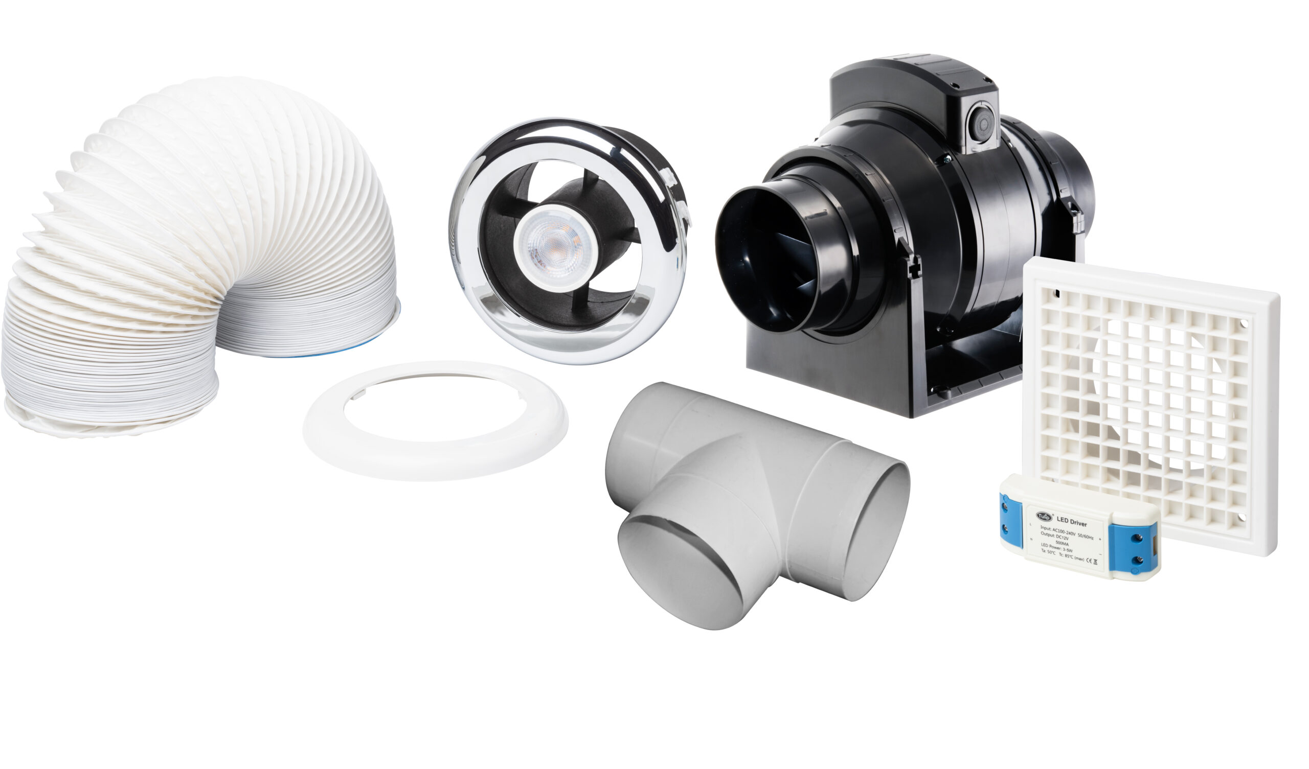 PROCFSLKCLED Professional Showerlite Fan Kit LED Lamp