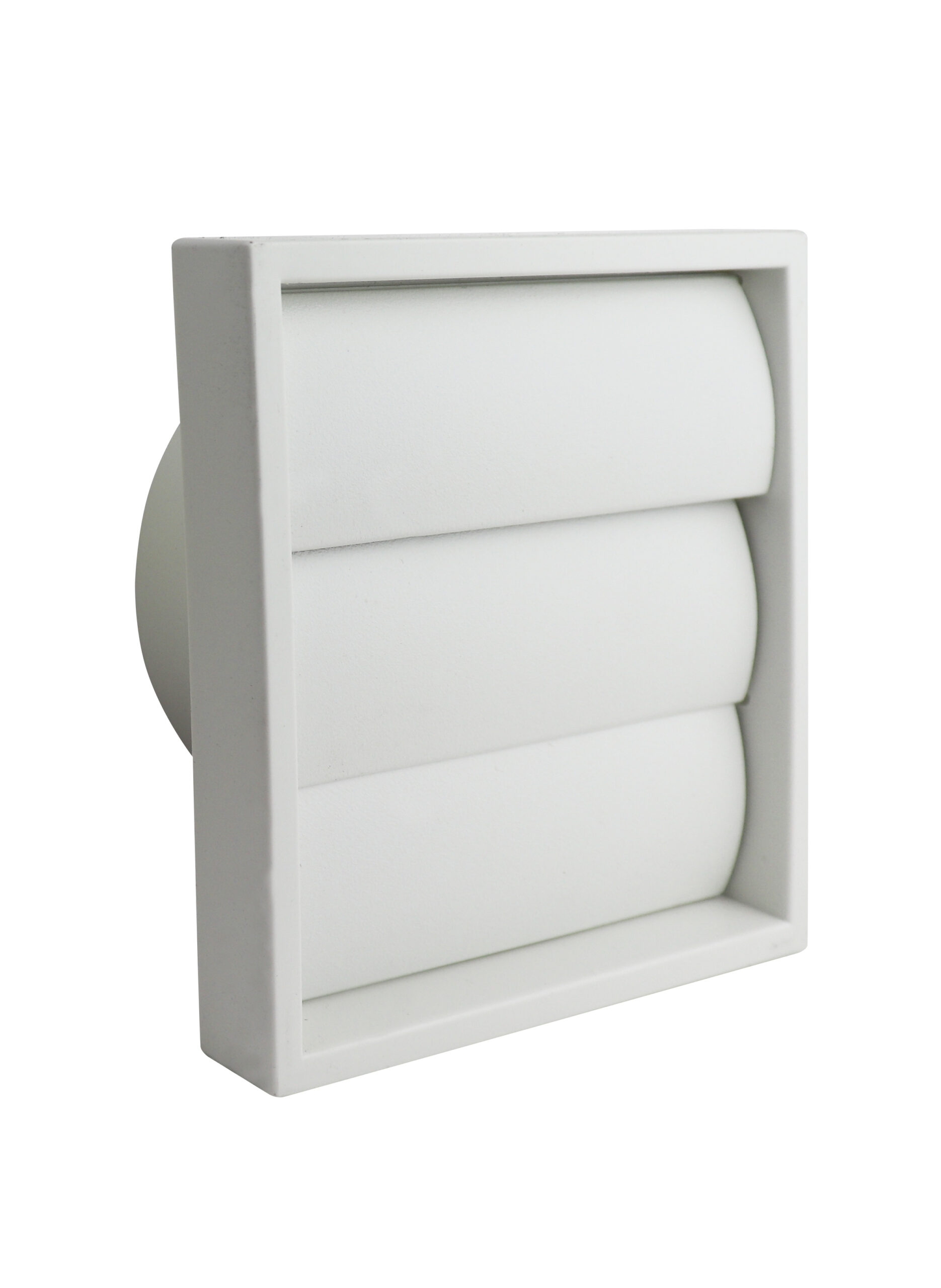 1206FGW 362 x 362mm Gravity Shutter Grille White 300mm/12Inch