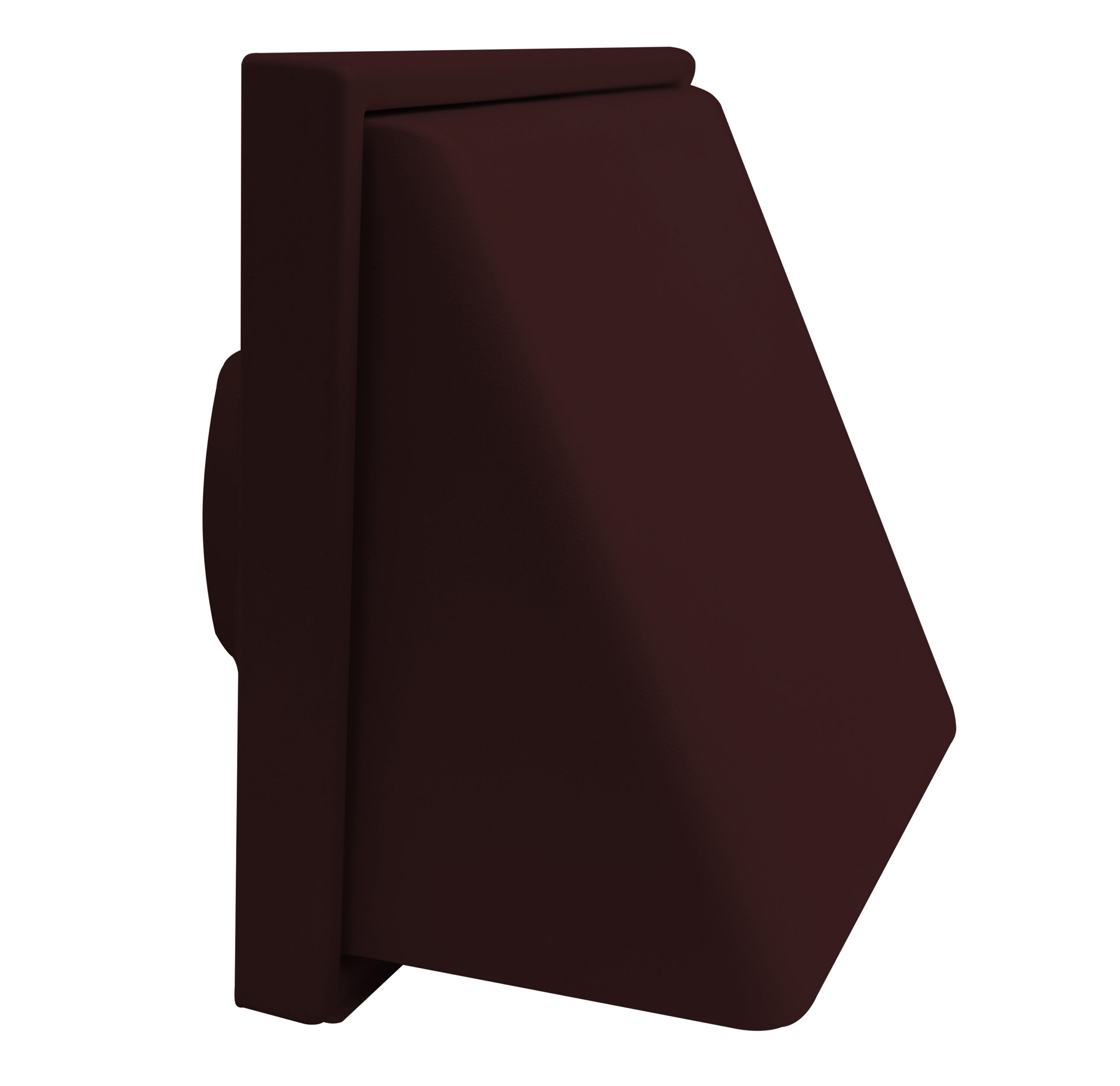 1242B Weather Proof Cowled Wall Outlet Brown 150mm/6Inch