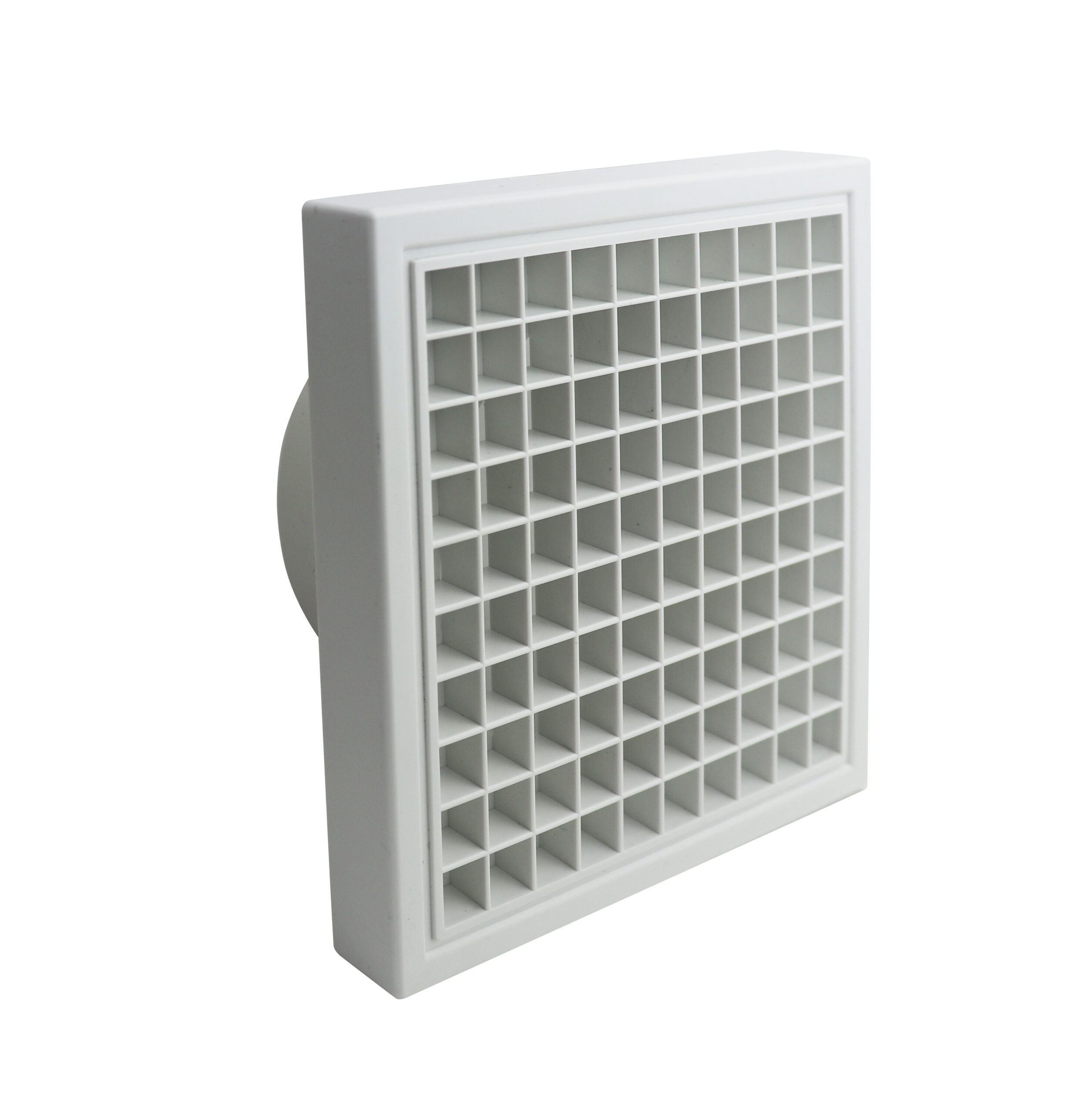 1148W 180 x 180mm Egg Crate Grille White 150mm/6Inch