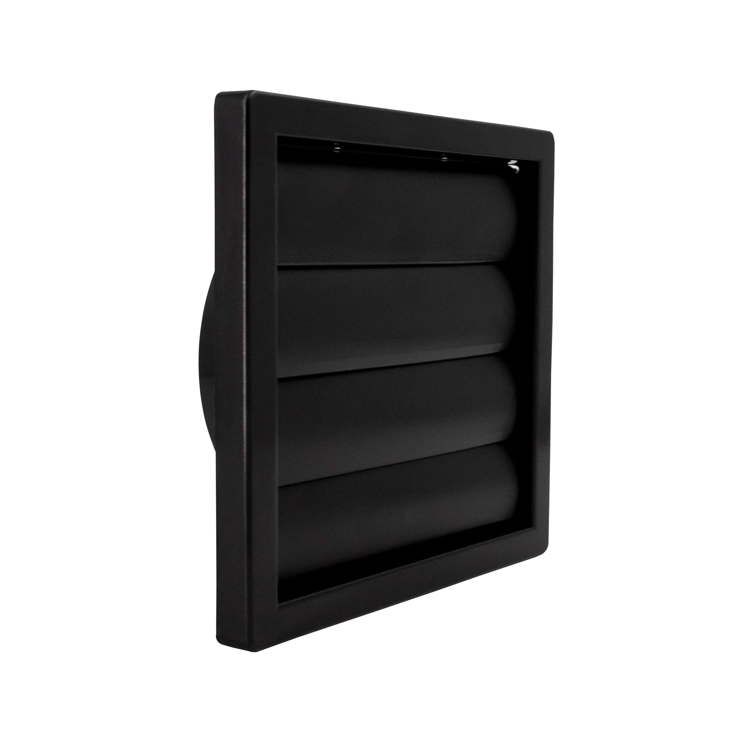 1182BLK 160 x 160mm Gravity Shutter Grille Black 125mm/5Inch
