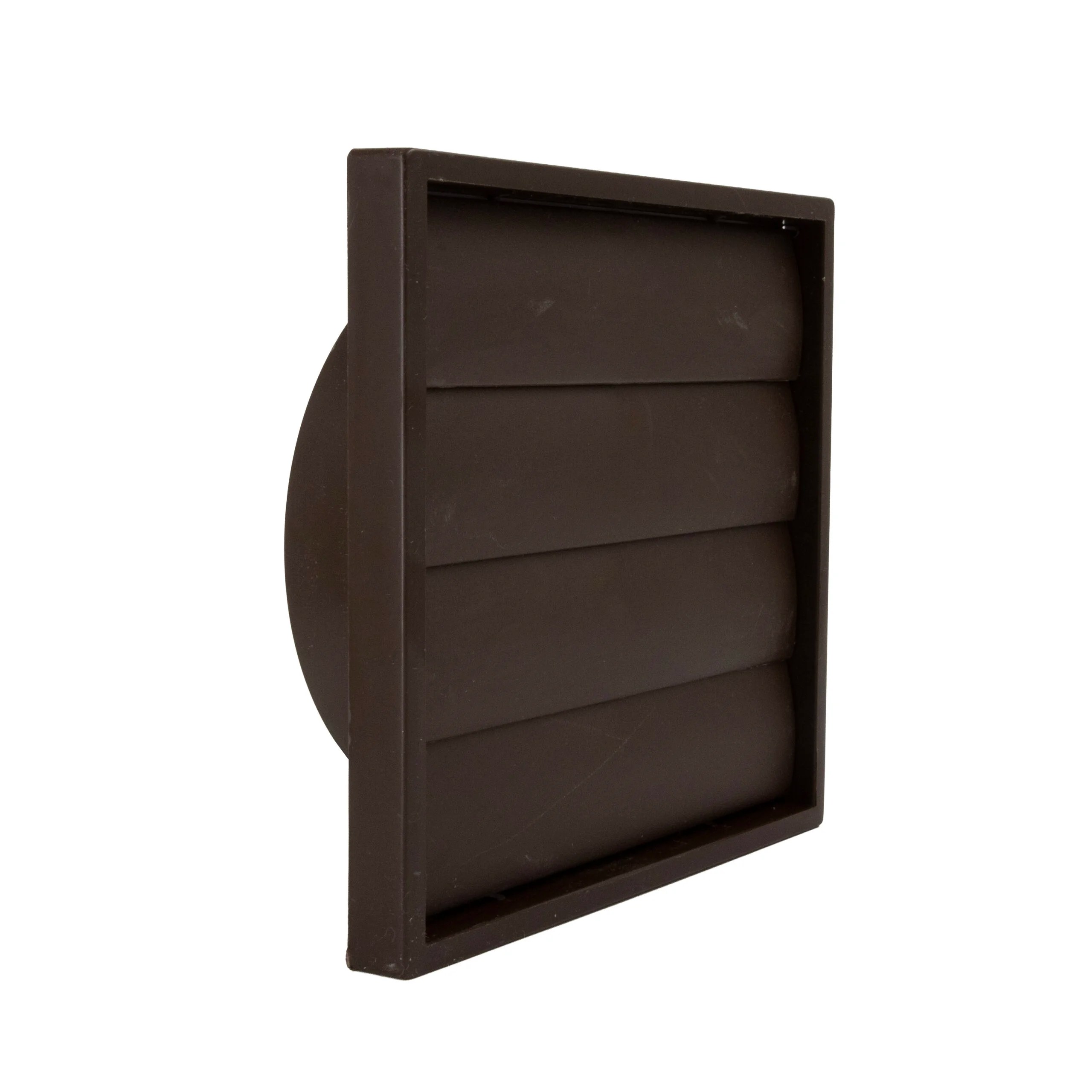 1202B 180 x 180mm Gravity Shutter Grille Brown 150mm/6Inch