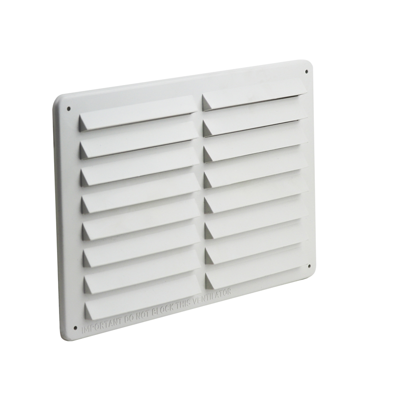 1840 Fixed Louvre Vent White 250 x 166mm
