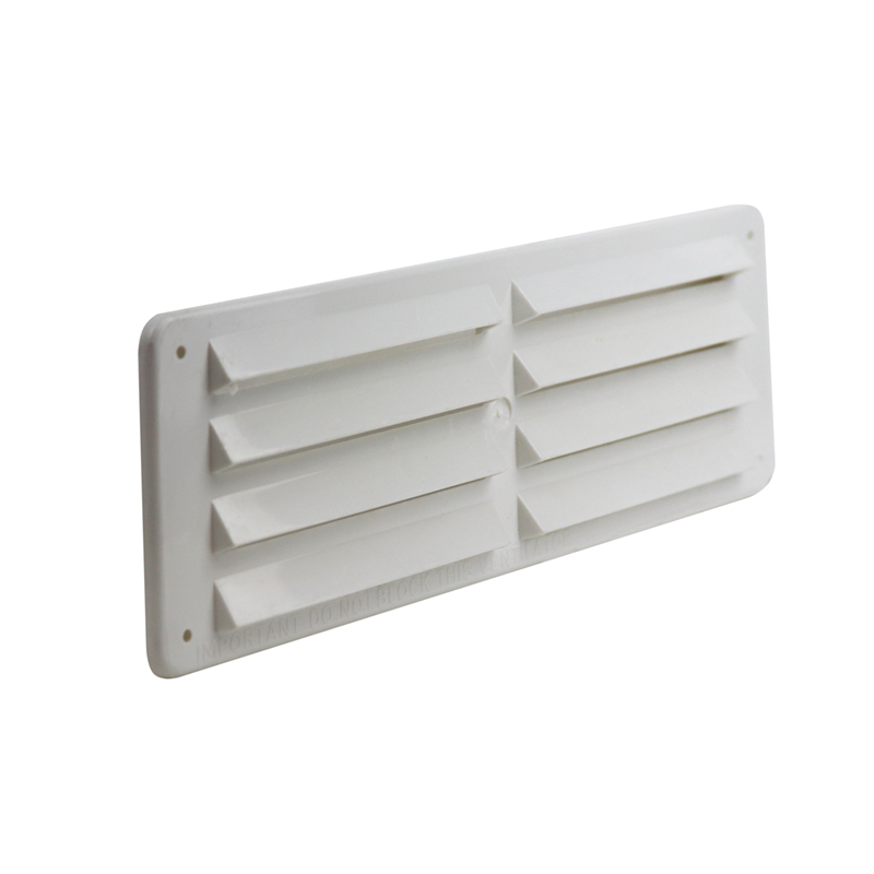 1830 Fixed Louvre Vent White 250 x 81mm