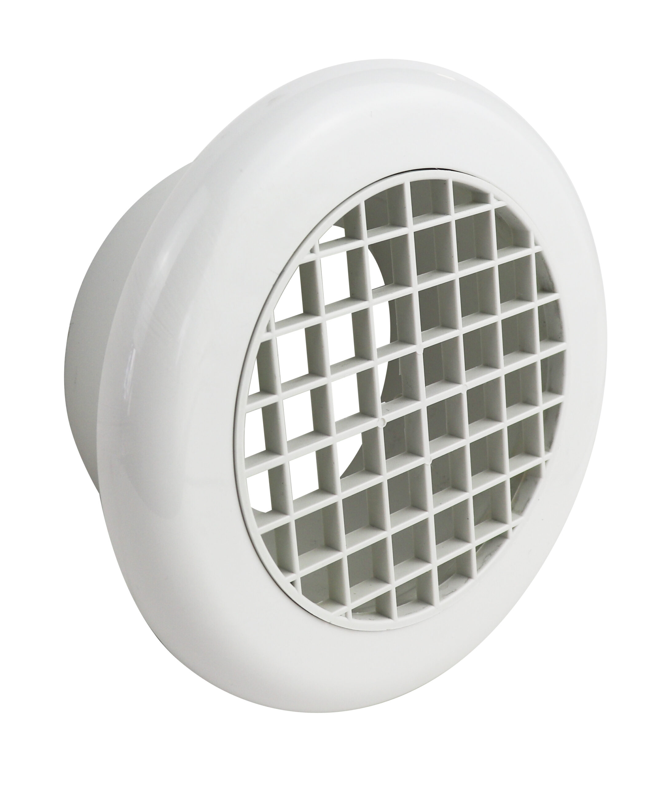 3100W Circular Egg Crate Grilles White 100mm/4Inch
