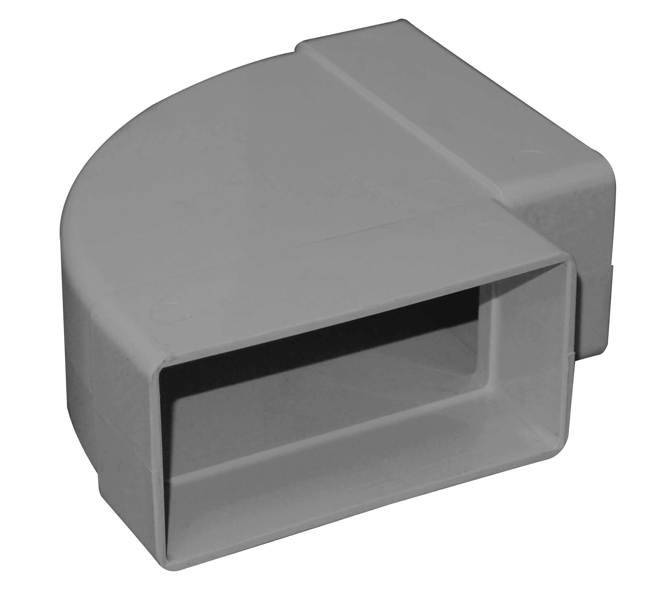 55500 Rectangular Horizontal 90 Degree Bend 204 x 60mm