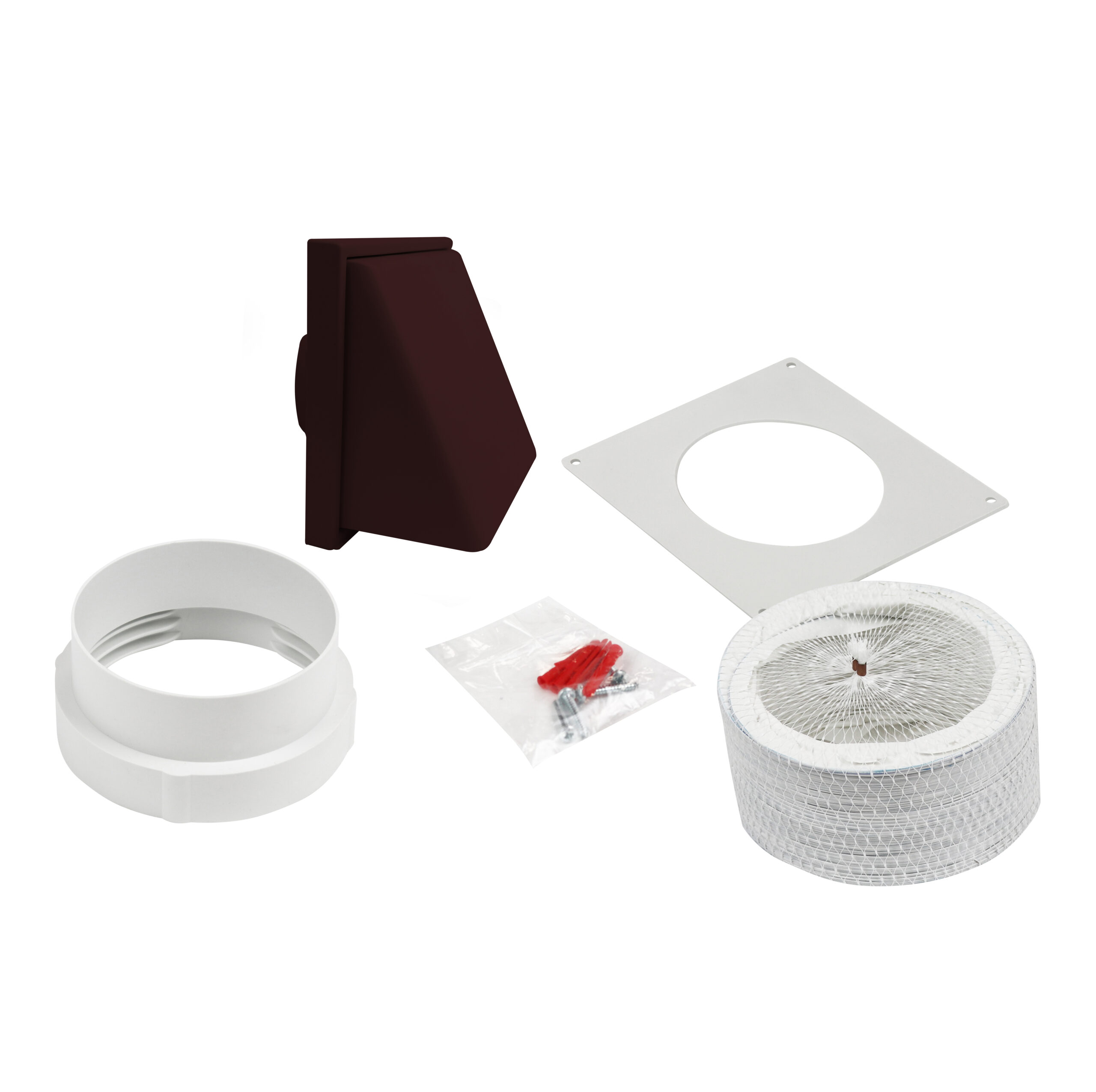 7204B Weatherproof Cowl Kit Brown 150mm/6Inch