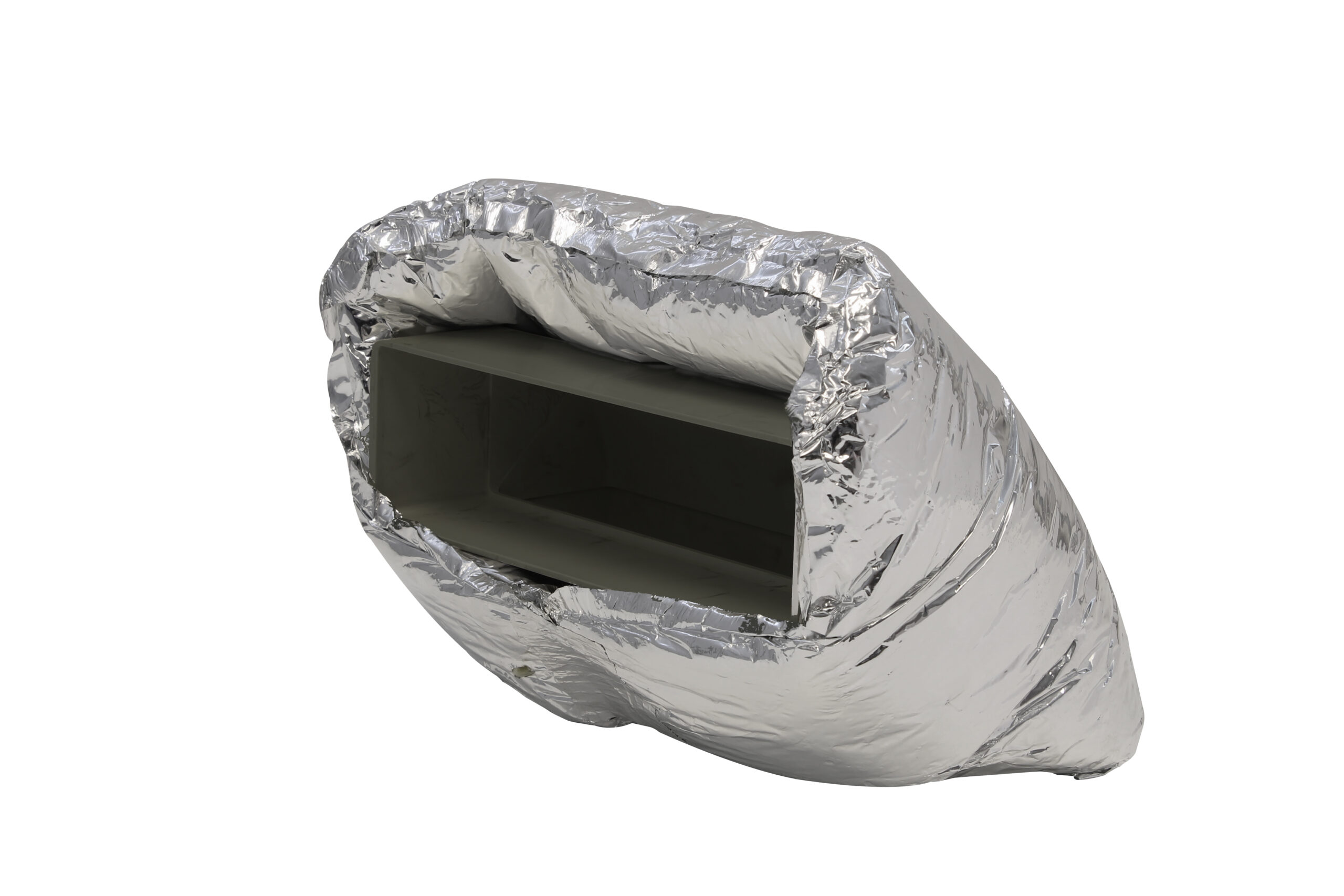 Rectangular Insulated Vertical 45 Degree Bend 220 x 90mm
