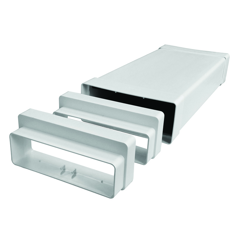 SL55105 Rigid Duct Attenuator 0.6m Length 204 x 60mm