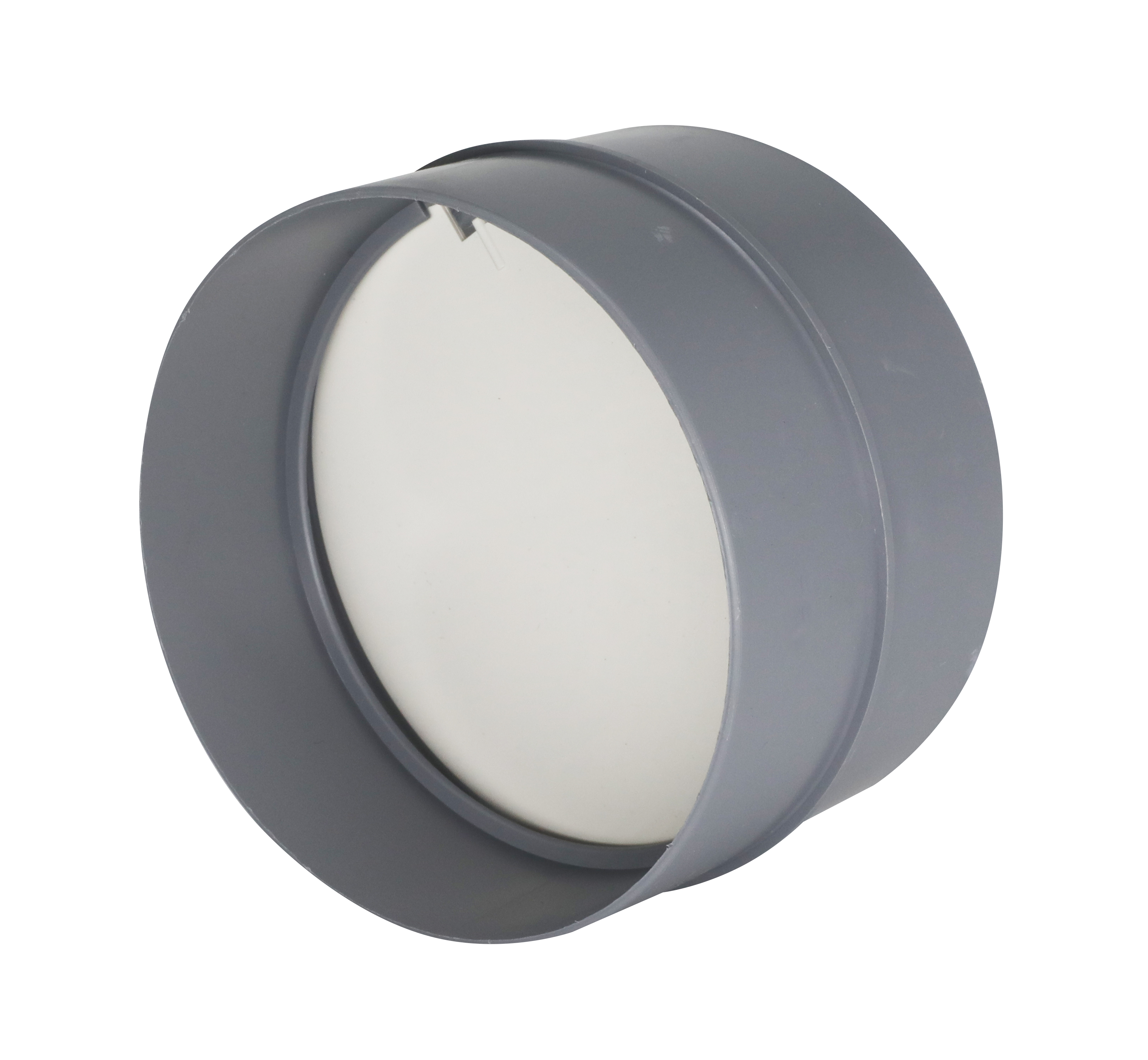 100mm PVC Round Pipe Connector with Damper