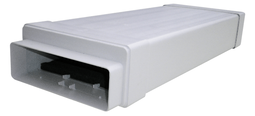 Rigid Duct Attenuator 204 x 60 Duct 600mm Length