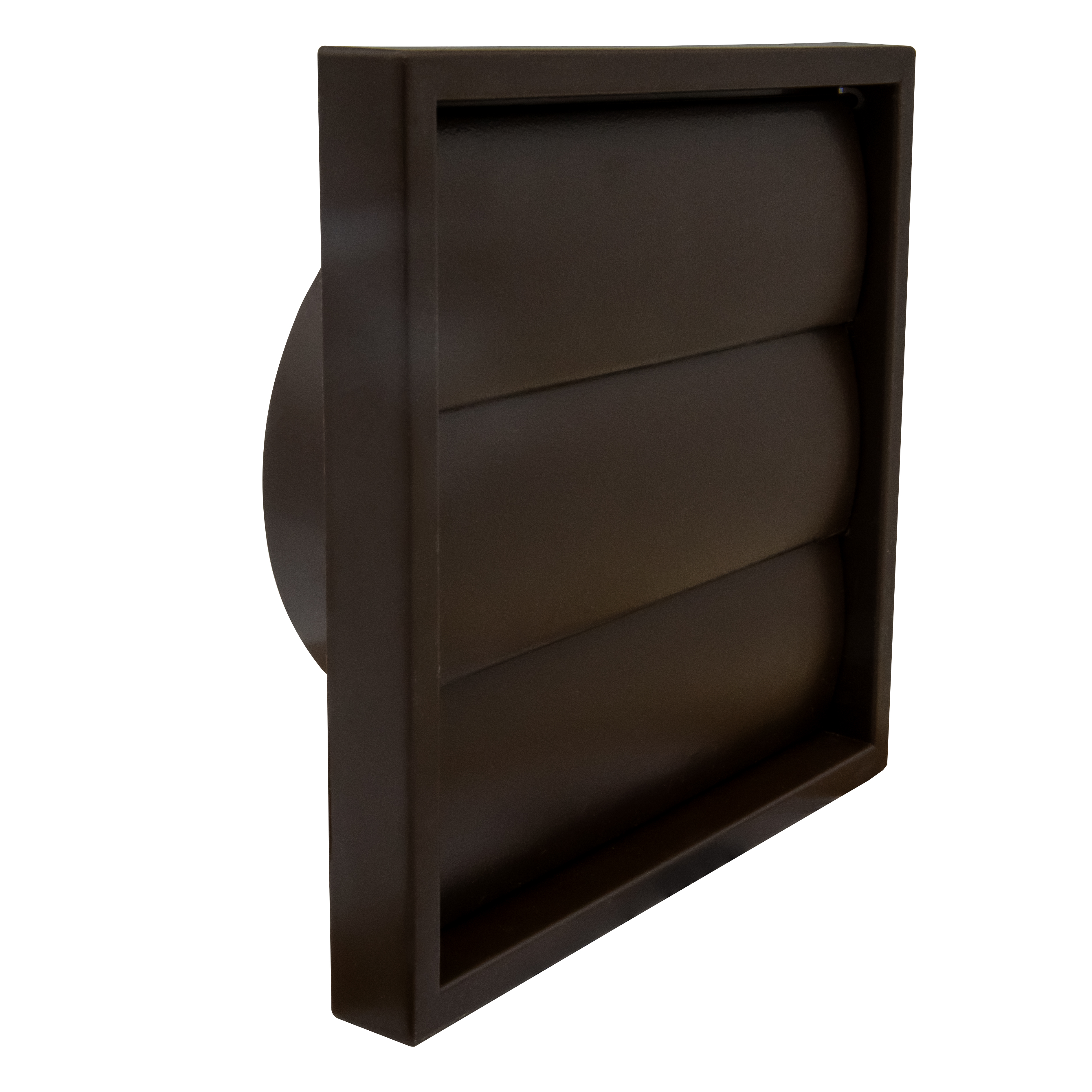 1162B 140 x 140mm Gravity Shutter Grille Brown 100mm/4Inch