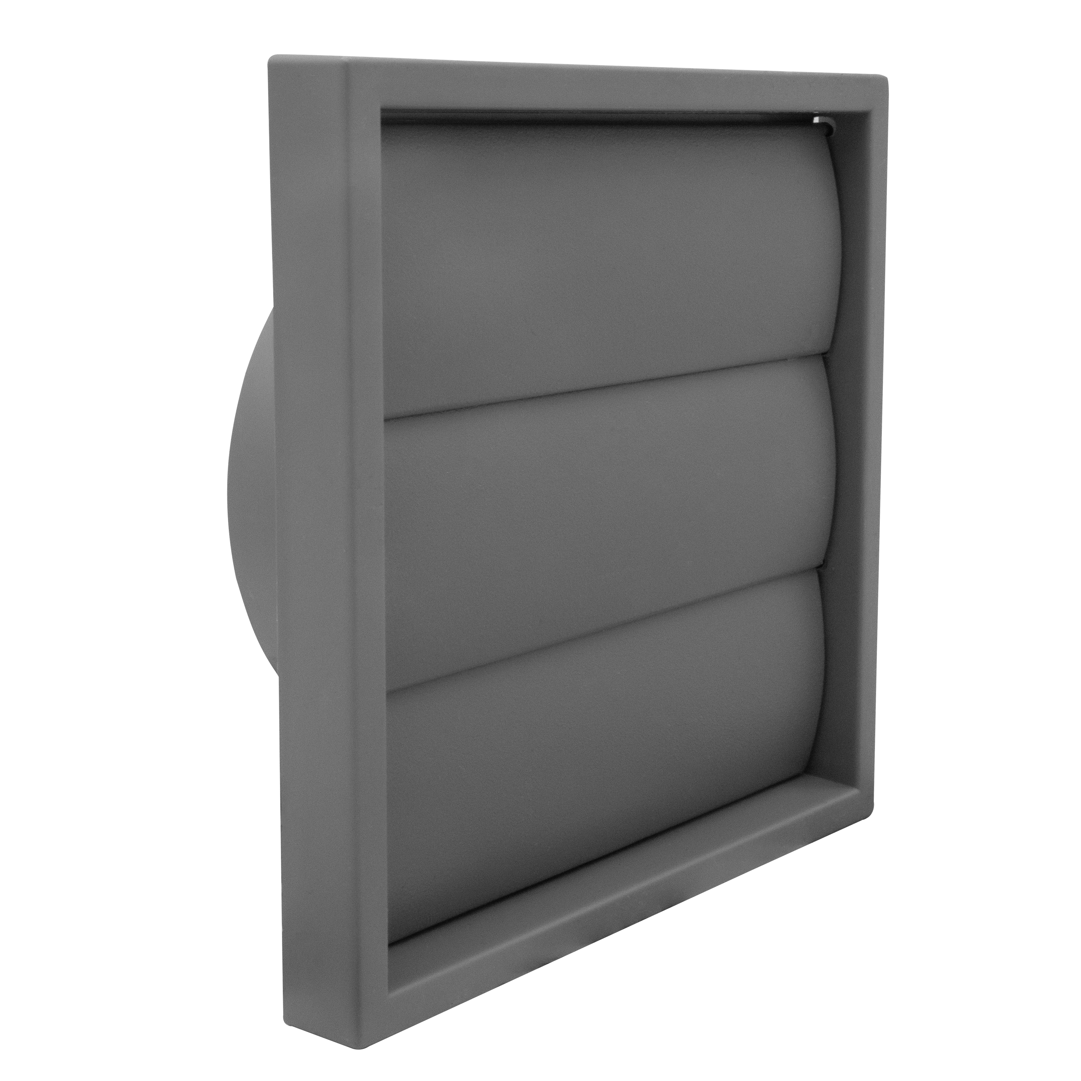 1162G 140 x 140mm Gravity Shutter Grille Grey 100mm/4Inch