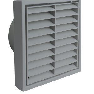 1172G 160 x 160mm Fixed Louvre Grille Grey 125mm/5Inch 1172G 160 x 160mm Fixed Louvre Grille Grey 125mm/5Inch