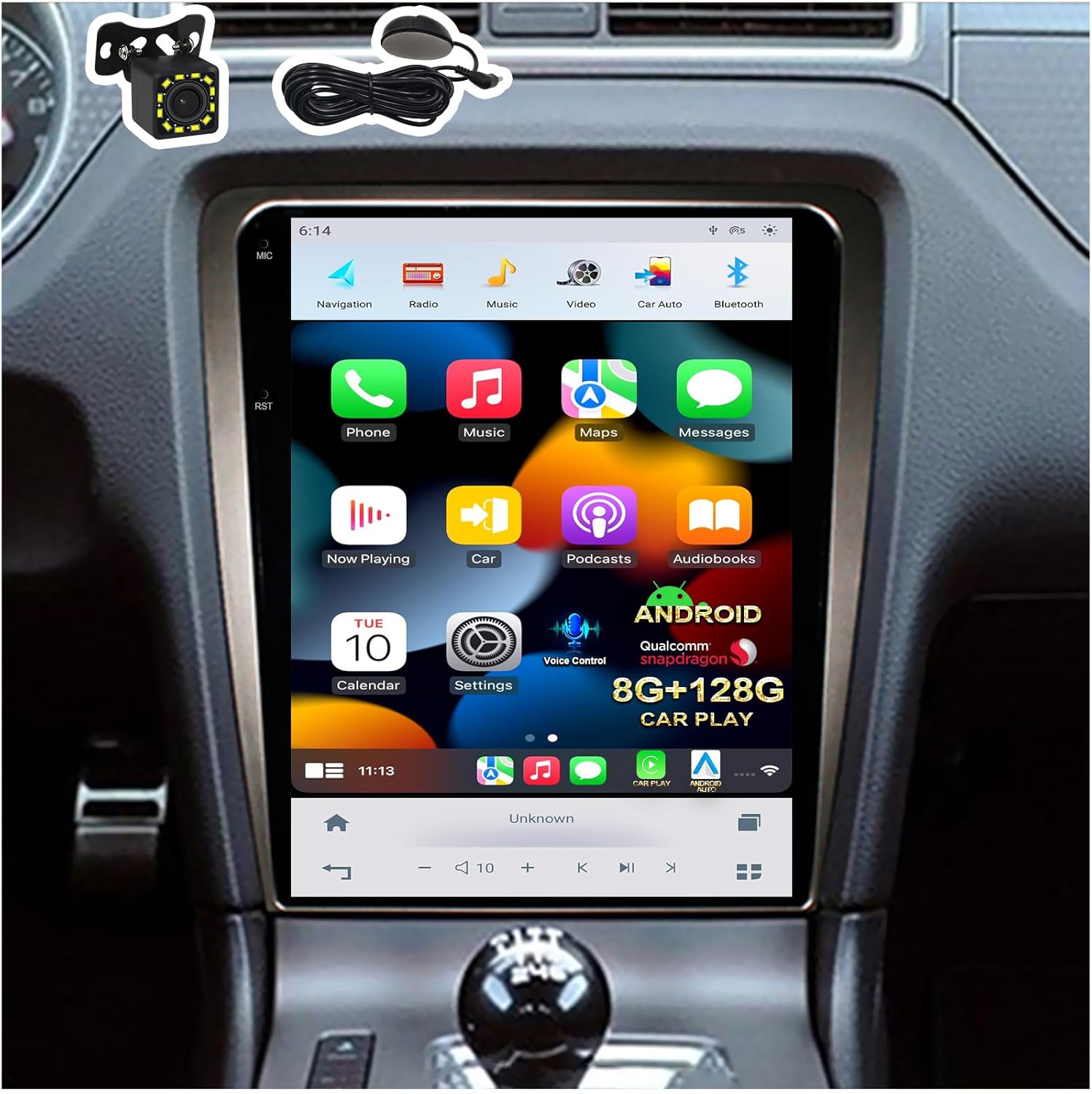 2024 CUSP 12.1 inch Android Car Stereo Radio GPS for Ford Mustang 2010-2014 Navigation Vertical Screen Multimedia Player Qualcomm 8 core 8G+128G+4G LTE in-Dash Head Unit Car Play DSP Auto Audio Video 2024 CUSP 12.1 inch Android Car Stereo Radio GPS for Ford Mustang 2010-2014 Navigation Vertical Screen Multimedia Player Qualcomm 8 core 8G+128G+4G LTE in-Dash Head Unit Car Play DSP Auto Audio Video