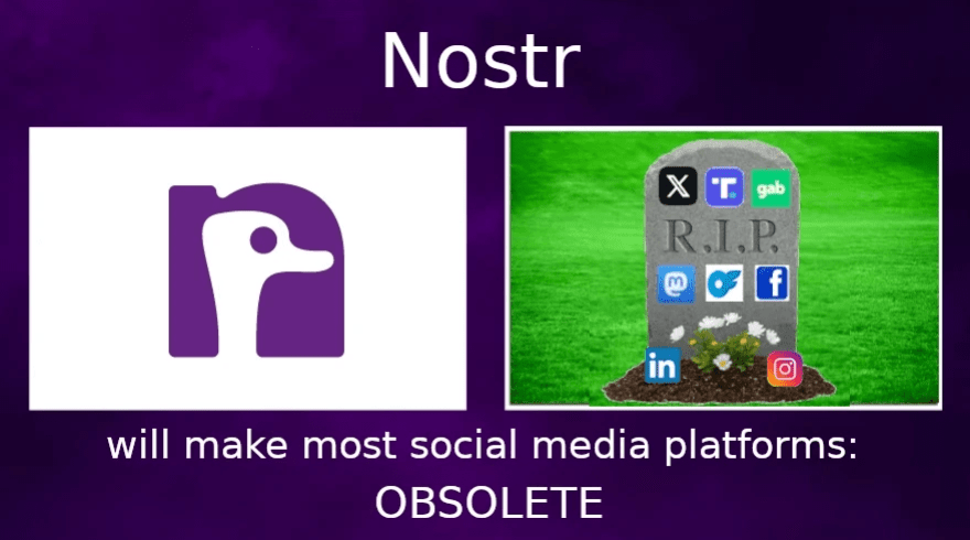 Goodbye X, Gab & Truth Social. Nostr Only. Goodbye X, Gab & Truth Social. Nostr Only.