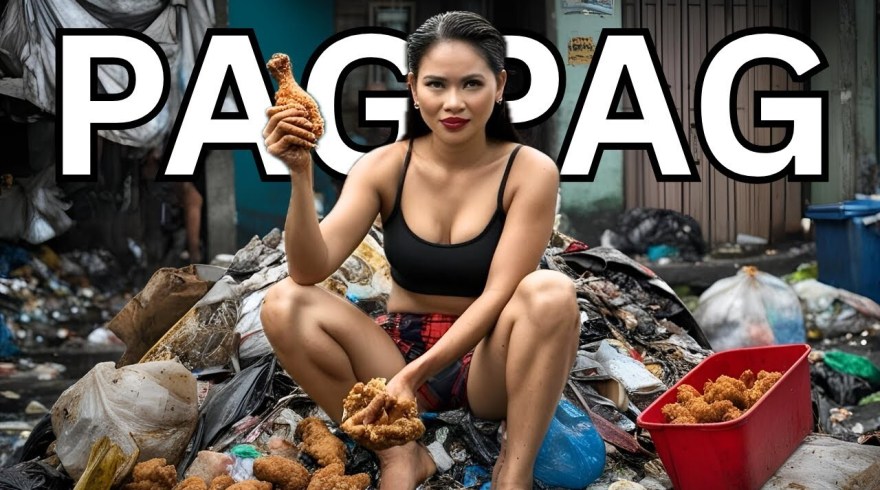 Philippines people are eating trash to survive. Philippines people are eating trash to survive.