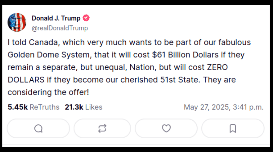 Trump is planting seeds in the mind of Canadians Trump is planting seeds in the mind of Canadians