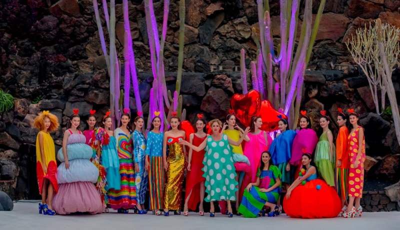 Noel Bayarri, Laura Ramírez y Ornella Forcellati, influencers invitados a la Semana de la Moda de Lanzarote