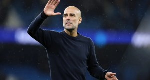 Pep Guardiola reacciona al empate de octavos de final de la Liga de Campeones contra el Real Madrid Pep Guardiola reacciona al empate de octavos de final de la Liga de Campeones contra el Real Madrid