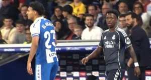 Vinicius Júnior al defensa del Espanyol: “Después me pedirás la camiseta, te irás a Segunda” Vinicius Júnior al defensa del Espanyol: “Después me pedirás la camiseta, te irás a Segunda”