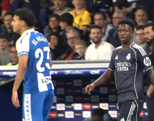 Vinicius Júnior al defensa del Espanyol: “Después me pedirás la camiseta, te irás a Segunda” Vinicius Júnior al defensa del Espanyol: “Después me pedirás la camiseta, te irás a Segunda”