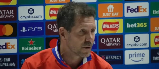 El técnico del Atlético de Madrid, Diego Simeone, sobre el choque con el Arsenal: “Necesitamos gestionar nuestras emociones de forma eficaz” El técnico del Atlético de Madrid, Diego Simeone, sobre el choque con el Arsenal: “Necesitamos gestionar nuestras emociones de forma eficaz”