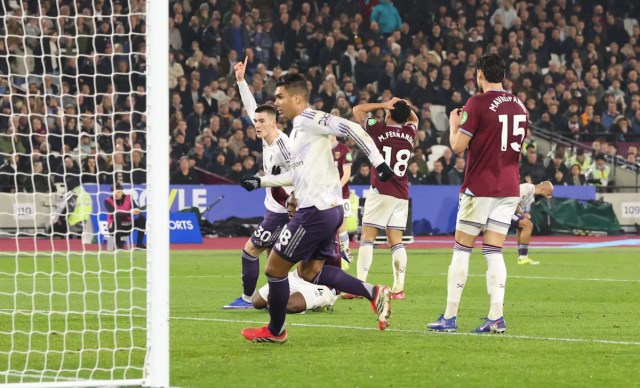 Empate de rescate del Manchester United mientras el West Ham quedó atónito al final Empate de rescate del Manchester United mientras el West Ham quedó atónito al final