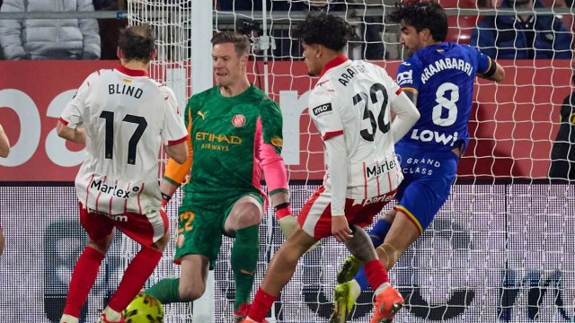 Marc-André ter Stegen ayuda a rescatar el punto del Girona en su debut ante el Getafe Marc-André ter Stegen ayuda a rescatar el punto del Girona en su debut ante el Getafe
