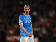 Kevin De Bruyne interesado en que el Nápoles se quede más allá de esta temporada Kevin De Bruyne interesado en que el Nápoles se quede más allá de esta temporada