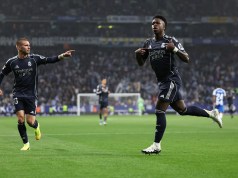 Vinicius Junior retrasa la fiesta por el título del Barcelona mientras el Real Madrid vence al Espanyol Vinicius Junior retrasa la fiesta por el título del Barcelona mientras el Real Madrid vence al Espanyol
