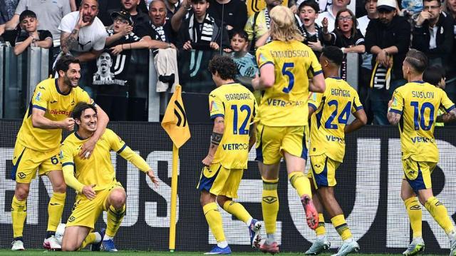 Bowie anota mientras el descendido Verona vence a la Juventus Bowie anota mientras el descendido Verona vence a la Juventus