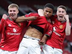 El Manchester United prepara el derbi de la final de la Copa Juvenil contra el City El Manchester United prepara el derbi de la final de la Copa Juvenil contra el City