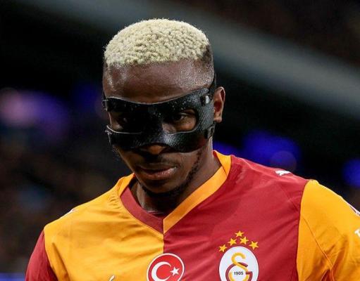 ¿Por qué Osimhen del Galatasaray lleva mascarilla? ¿Por qué Osimhen del Galatasaray lleva mascarilla?