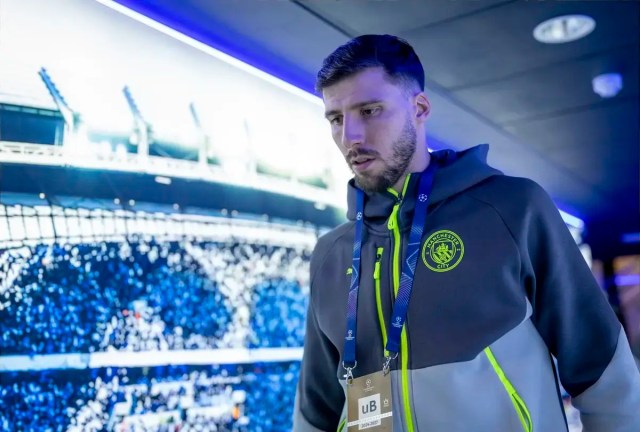 Rubén Dias sufre una lesión en el campo de entrenamiento, confirma el Manchester City Rubén Dias sufre una lesión en el campo de entrenamiento, confirma el Manchester City