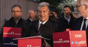 Joan Laporta lamenta la salida del Barcelona de la Copa del Rey – “Si tuviéramos…” Joan Laporta lamenta la salida del Barcelona de la Copa del Rey – “Si tuviéramos…”