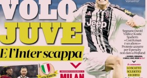 Periódicos de hoy – La Juve vuela, el Inter se escapa, el Milan se detiene Periódicos de hoy – La Juve vuela, el Inter se escapa, el Milan se detiene