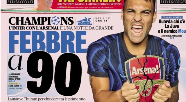 Diarios de hoy – El Inter desafía al Arsenal, la Juventus cerca de Mateta Diarios de hoy – El Inter desafía al Arsenal, la Juventus cerca de Mateta