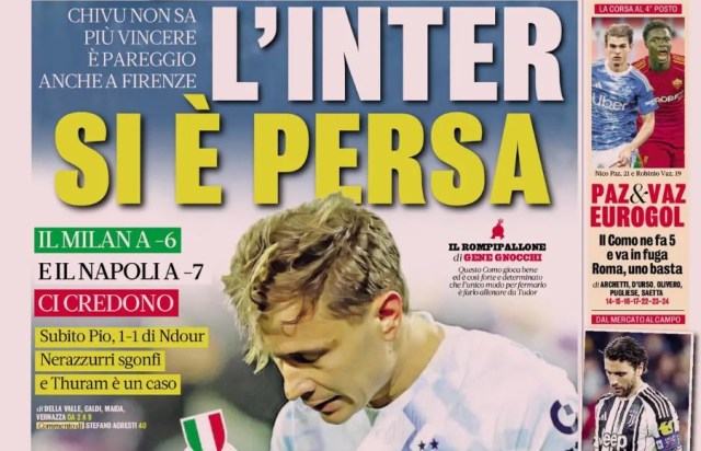 Periódicos de hoy – Inter temeroso; Milán y Nápoles creen Periódicos de hoy – Inter temeroso; Milán y Nápoles creen