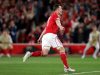 Chris Wood, el héroe cuando Nottingham Forest venció al Aston Villa 1-0 en el partido de ida de semifinales de la Europa League Chris Wood, el héroe cuando Nottingham Forest venció al Aston Villa 1-0 en el partido de ida de semifinales de la Europa League