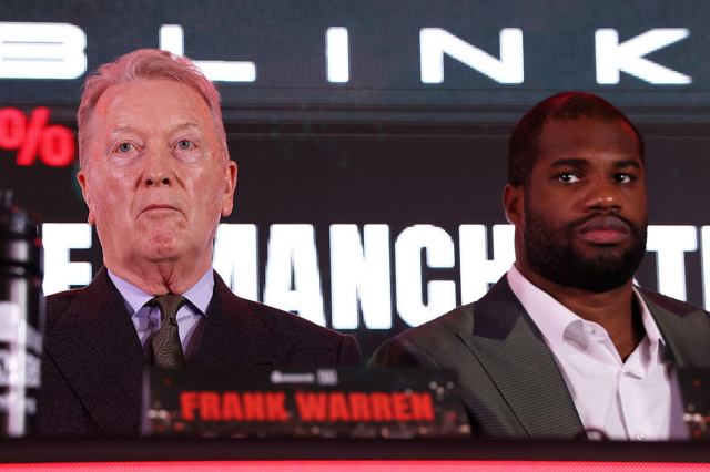 La fiesta previa a la pelea de Daniel Dubois ‘no puede volver a suceder’ antes de la pelea con Fabio Wardley, advierte Frank Warren La fiesta previa a la pelea de Daniel Dubois ‘no puede volver a suceder’ antes de la pelea con Fabio Wardley, advierte Frank Warren